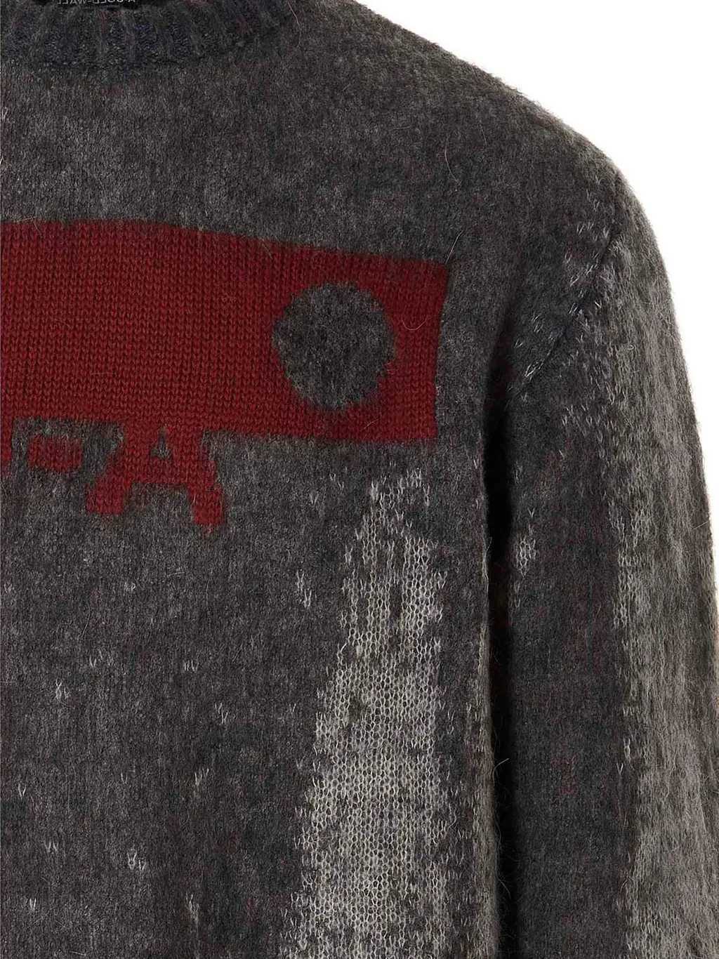 Logo Jacquard Crewneck Jumper