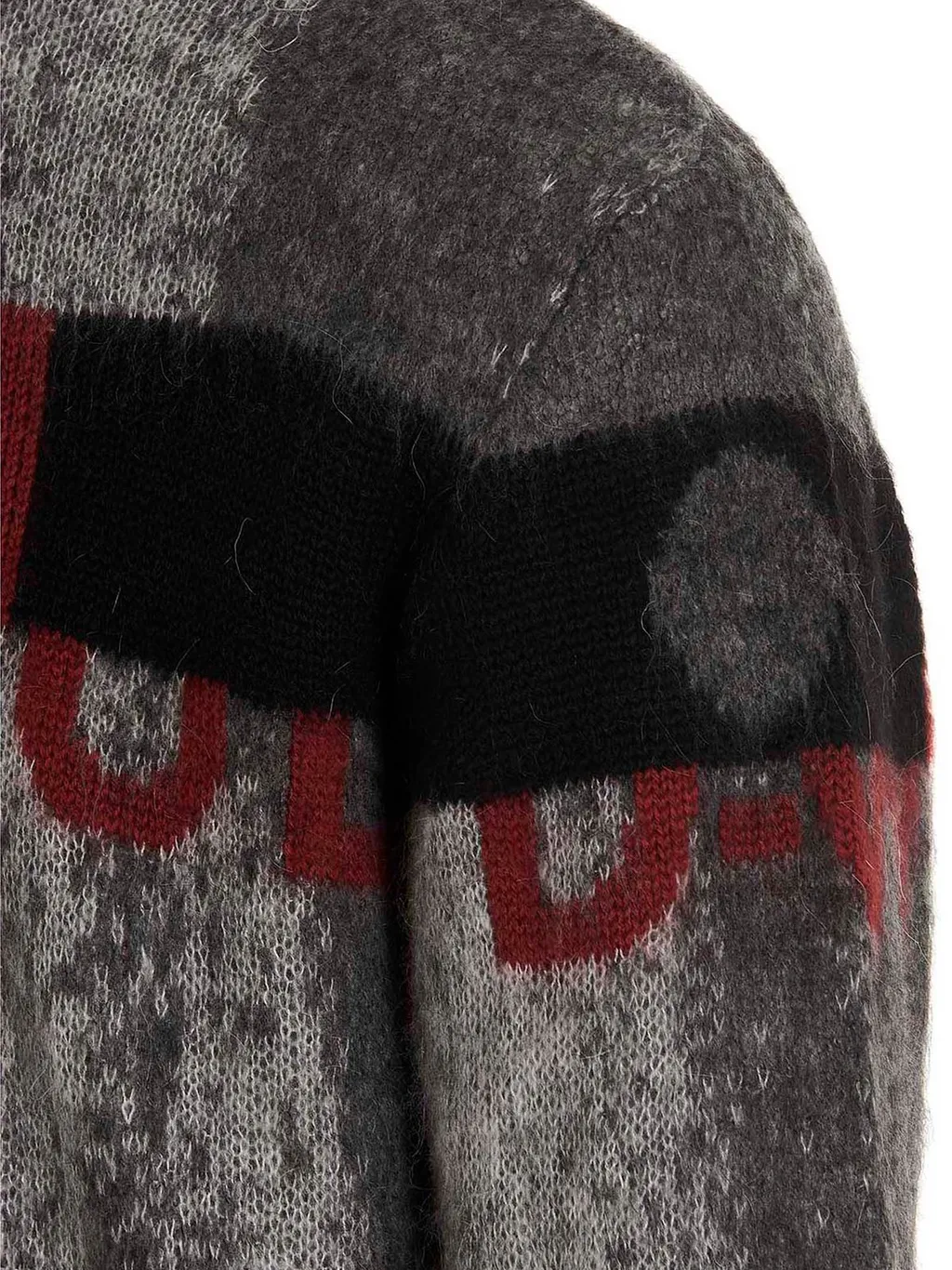 Logo Jacquard Crewneck Jumper