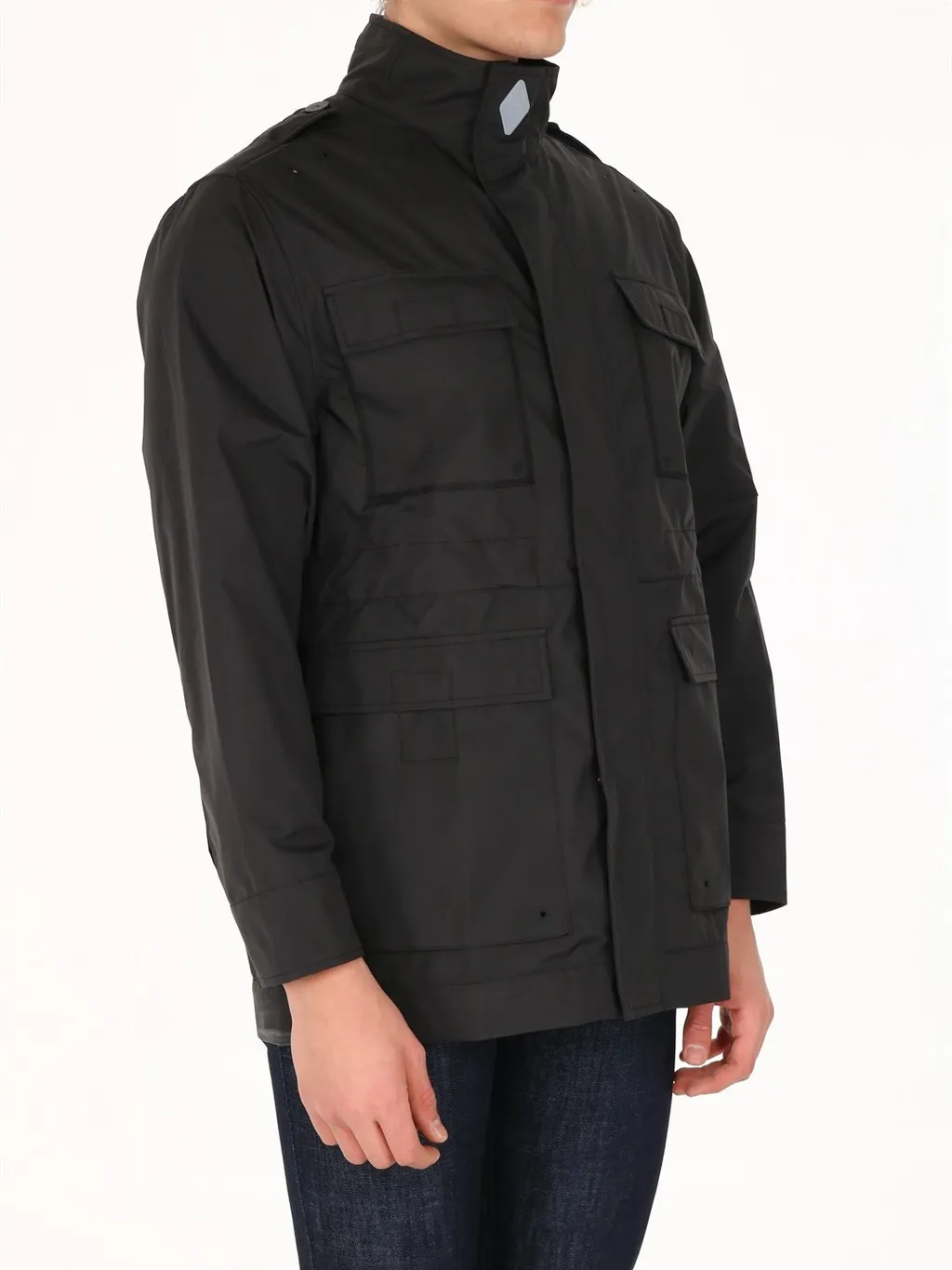 Rhombus Pocket-Detailed Jacket