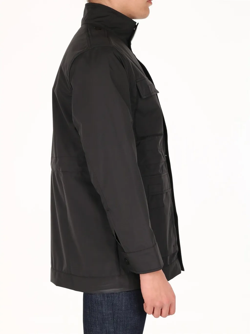 Rhombus Pocket-Detailed Jacket