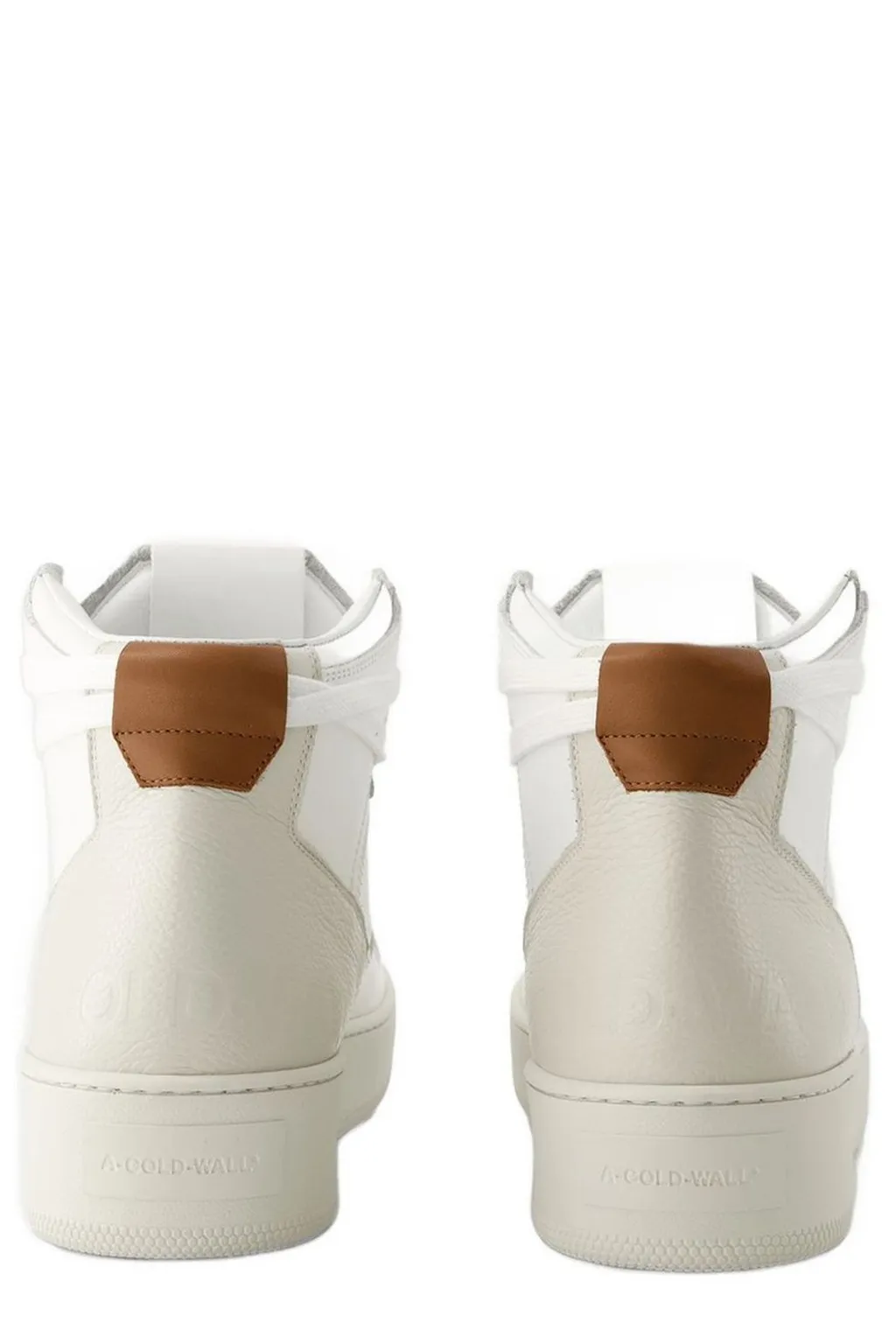 Panelled Hi-Top Sneakers