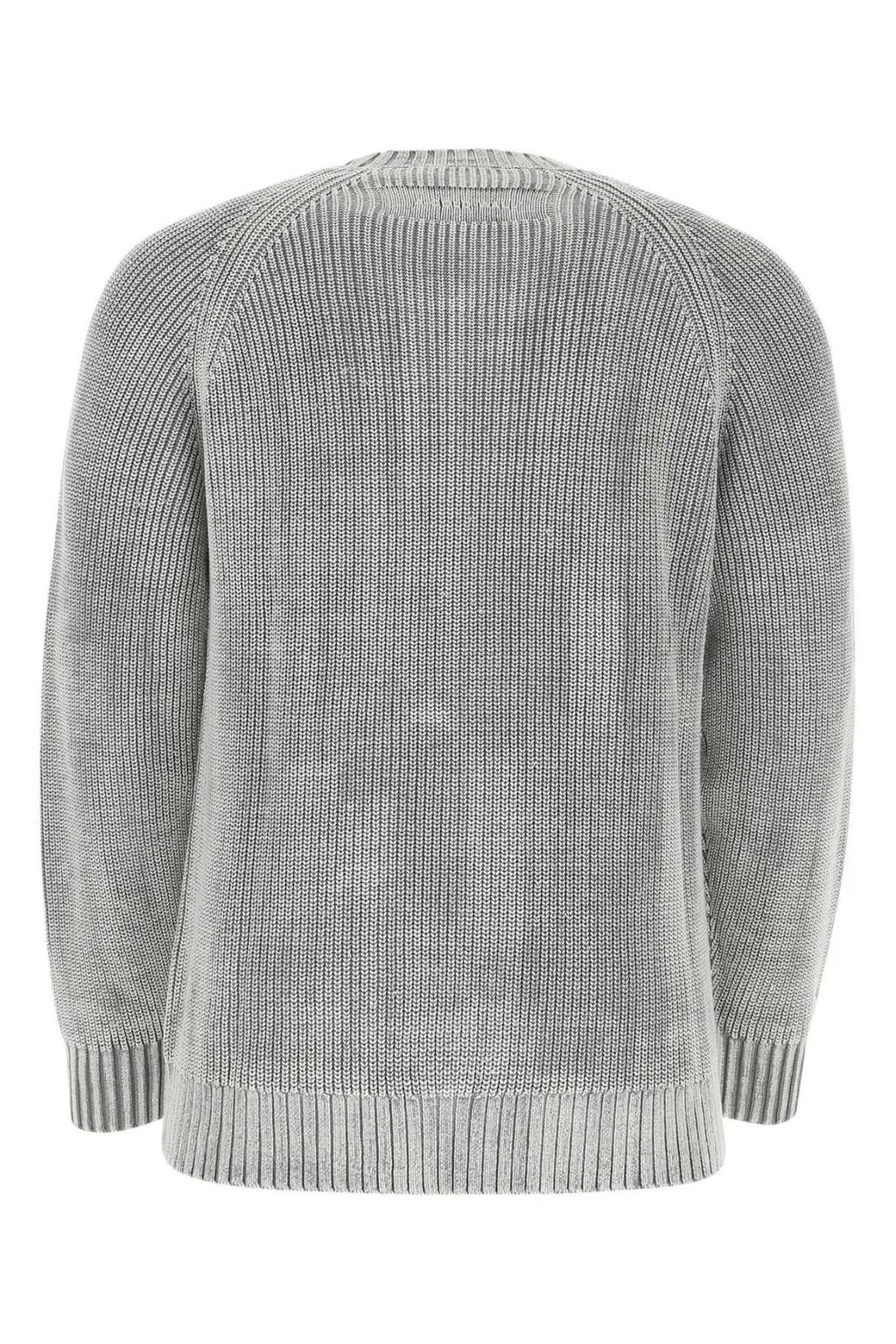 Ribbed-Knit Crewneck Sweater