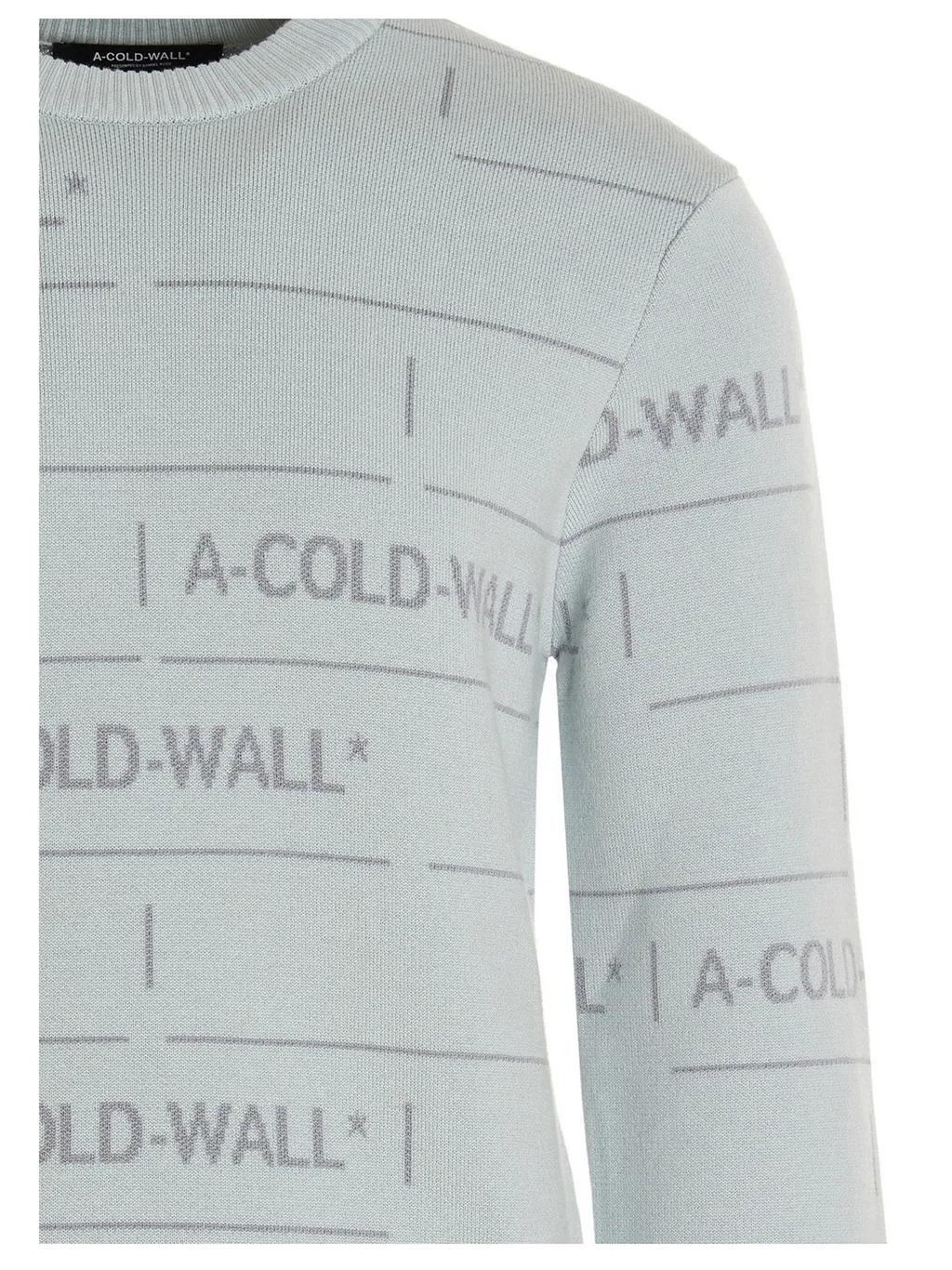 Chain Jacquard Crewneck Knit Jumper