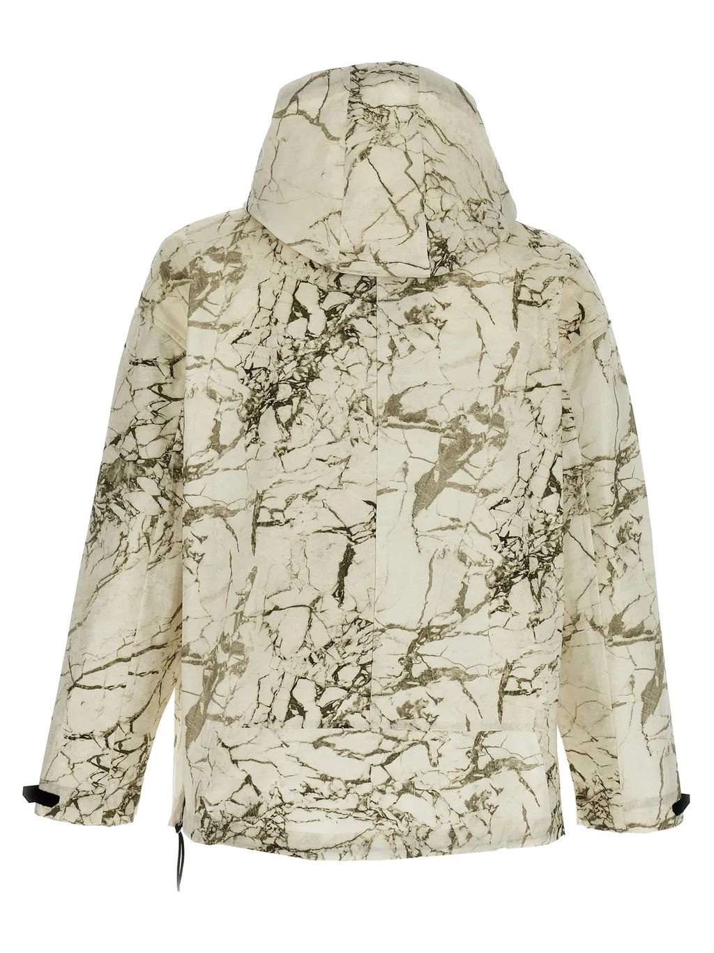 Logo Printed Drawstring Jacket