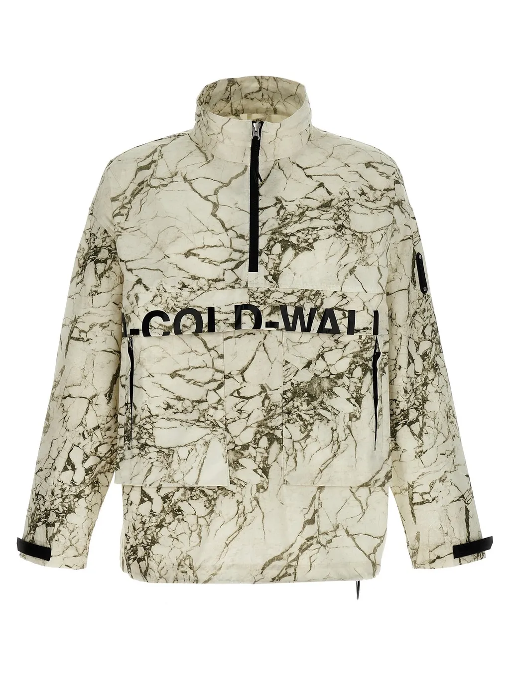 Logo Printed Drawstring Jacket