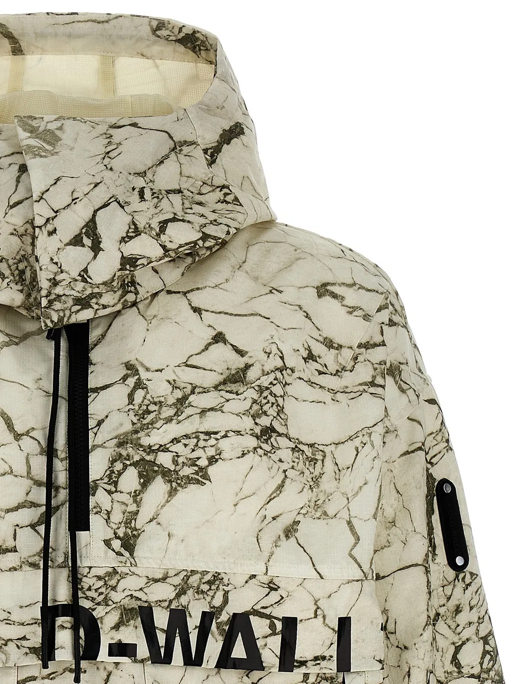 Logo Printed Drawstring Jacket