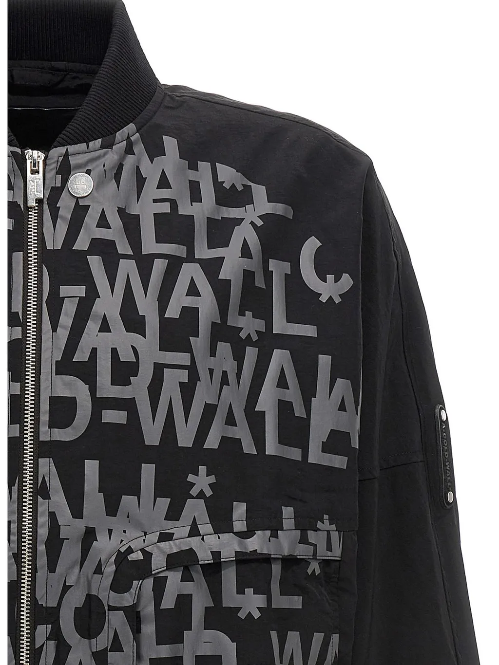 Zip-Up Long-Sleeved Bomber Jacket