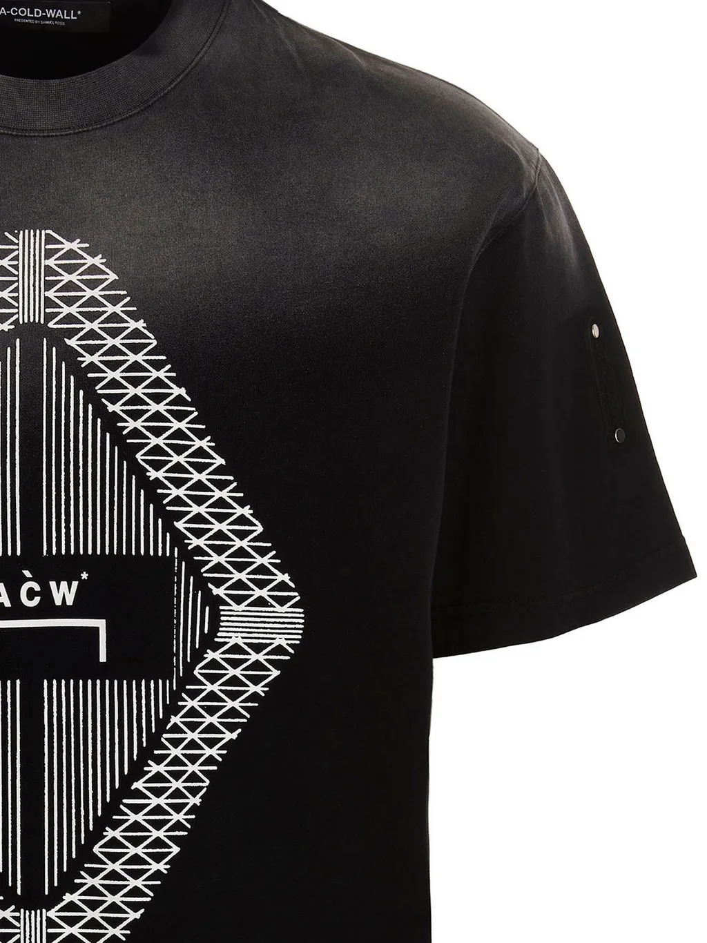 Gradient Logo Printed Crewneck T-Shirt