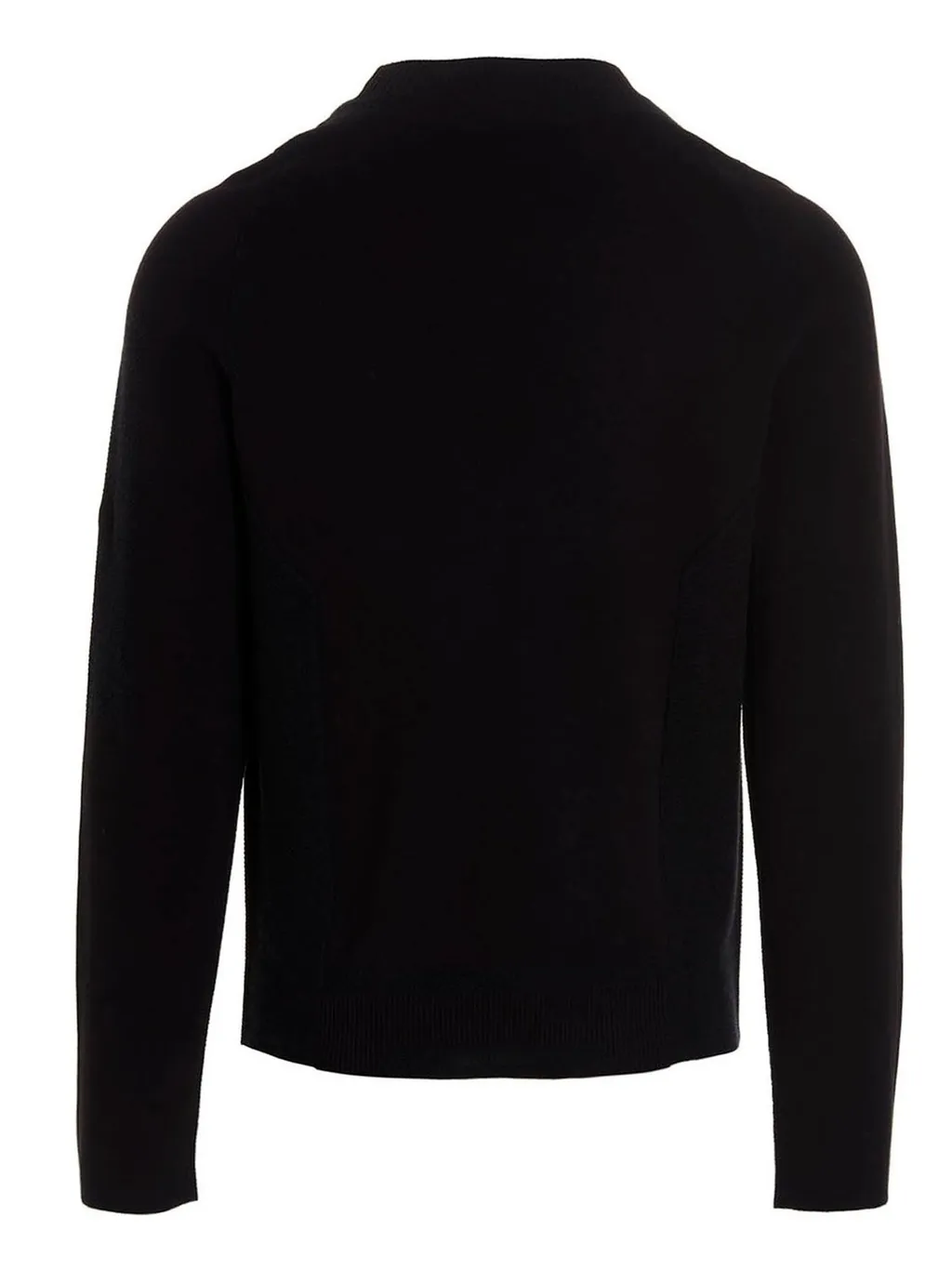 Logo Plaque Mockneck Sweater