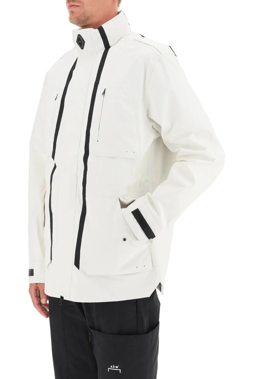 Double-Slider Zipped Filed Jacket
