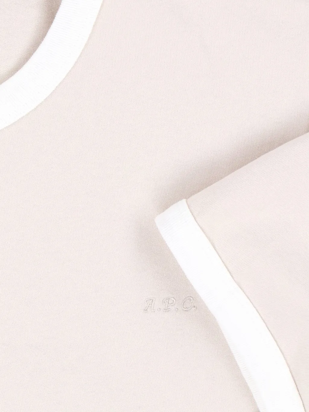 Contrast Trim Crewneck T-Shirt