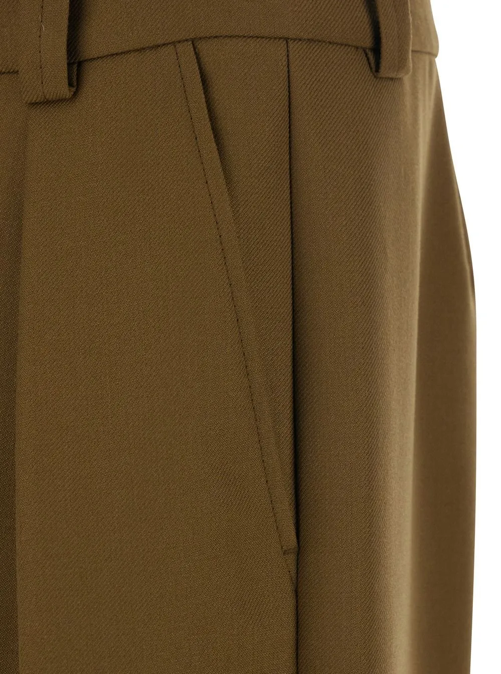 Regular Fit Pleat Detailed Trousers