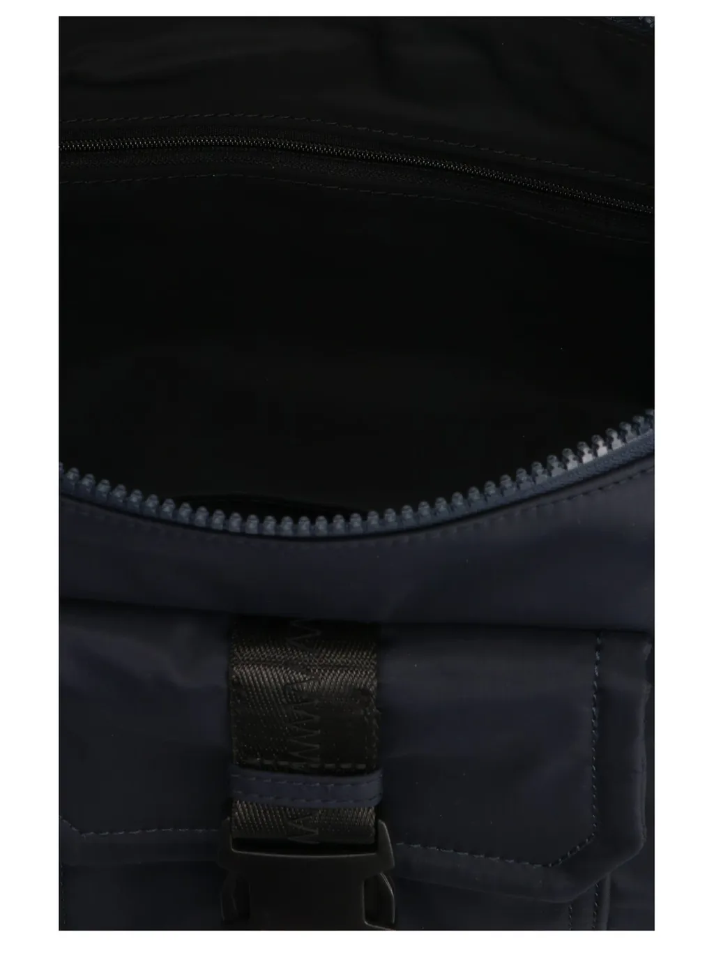 Logo Buckled Zipped Shoulder Bag