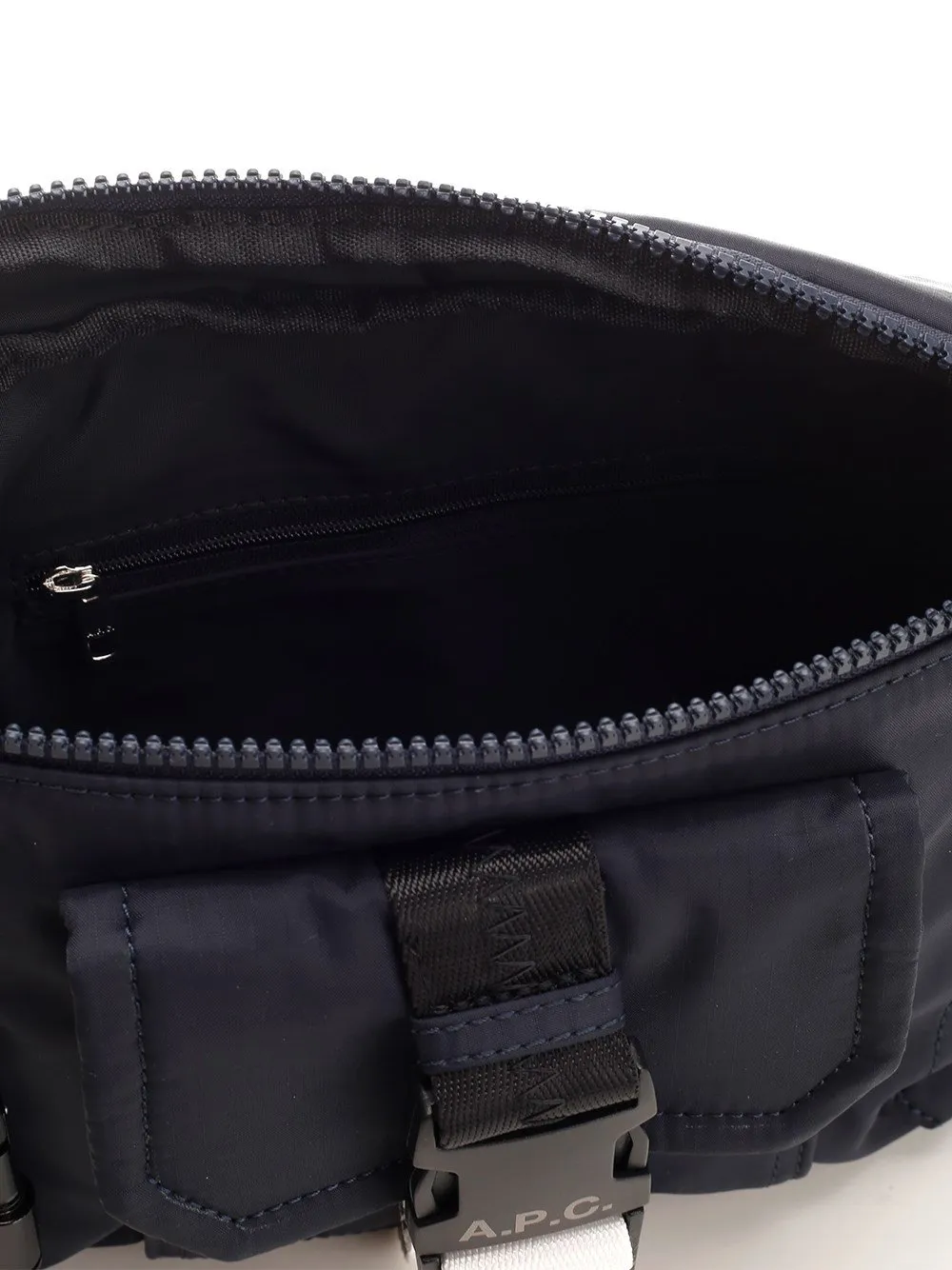 Logo Patch Buckled Belt Bag