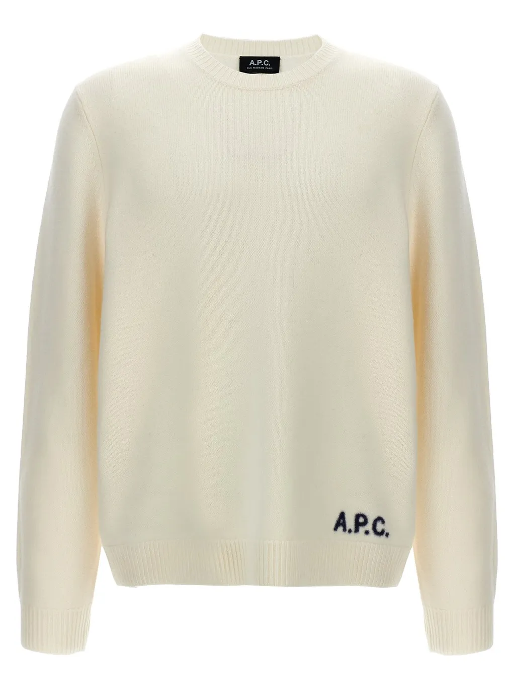 Edward Logo Intarsia-Knit Crewneck Jumper