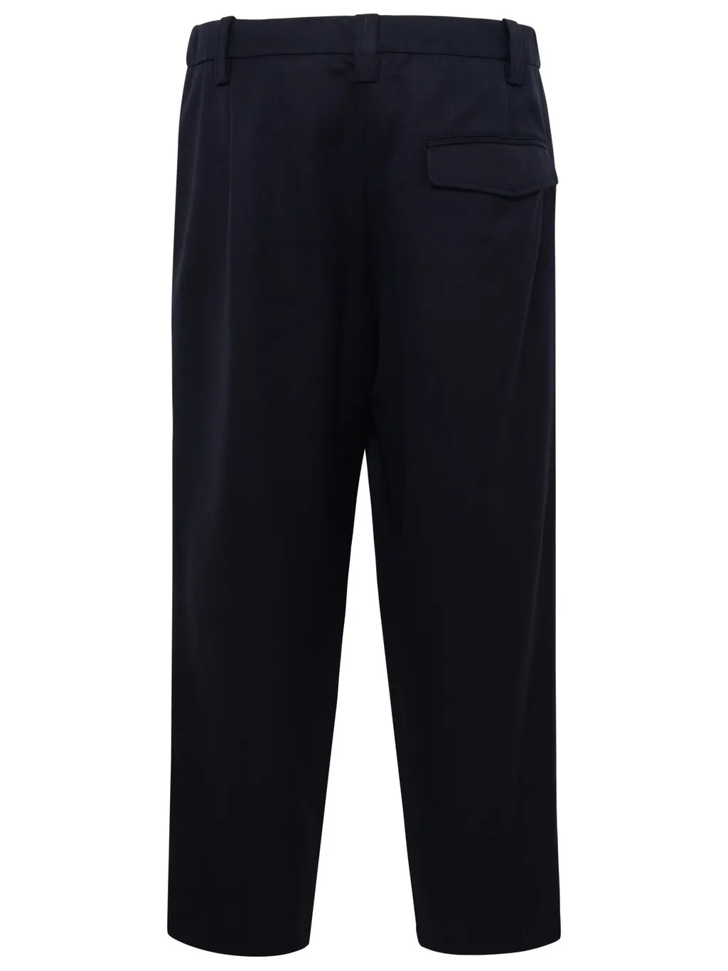 Cropped Straight-Leg Tailored Trousers