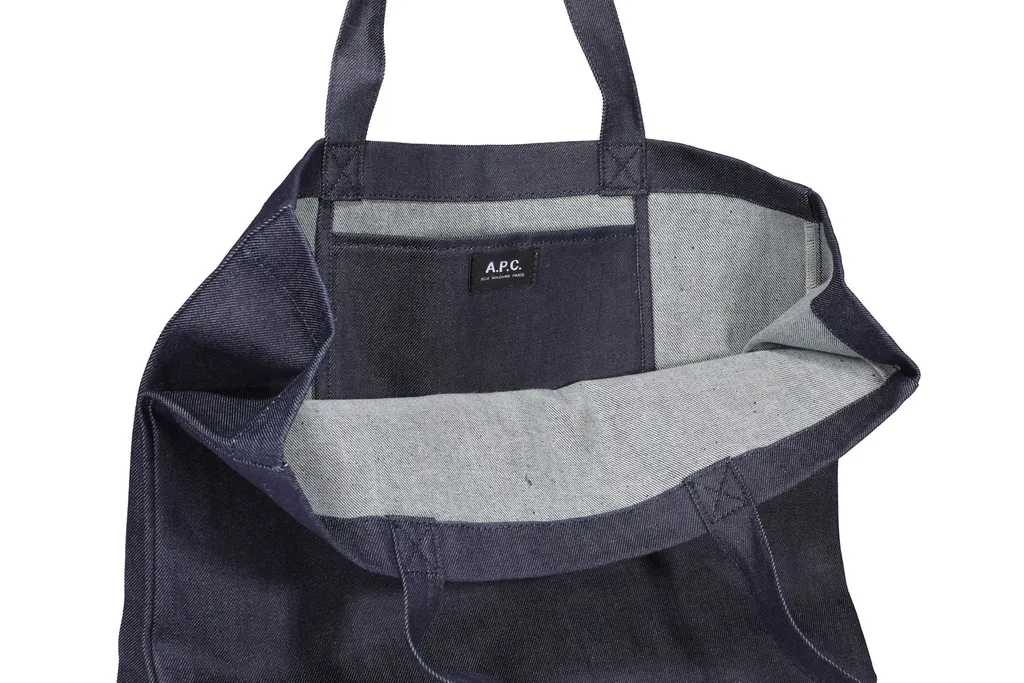 Daniela Denim Shopping Tote Bag