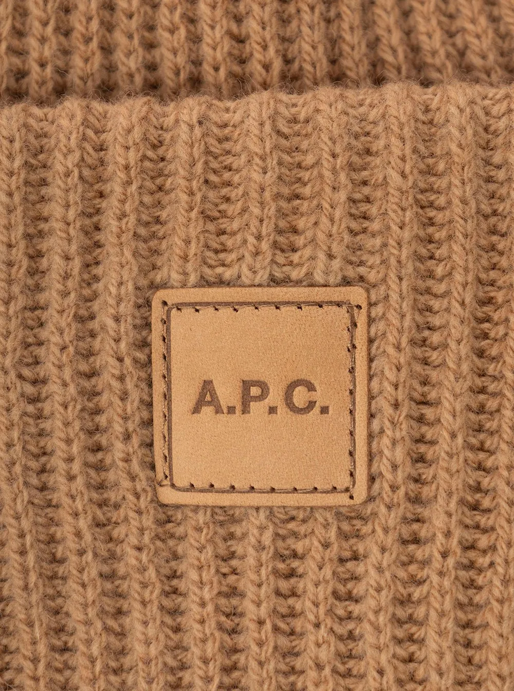 Logo Patch Knitted Beanie