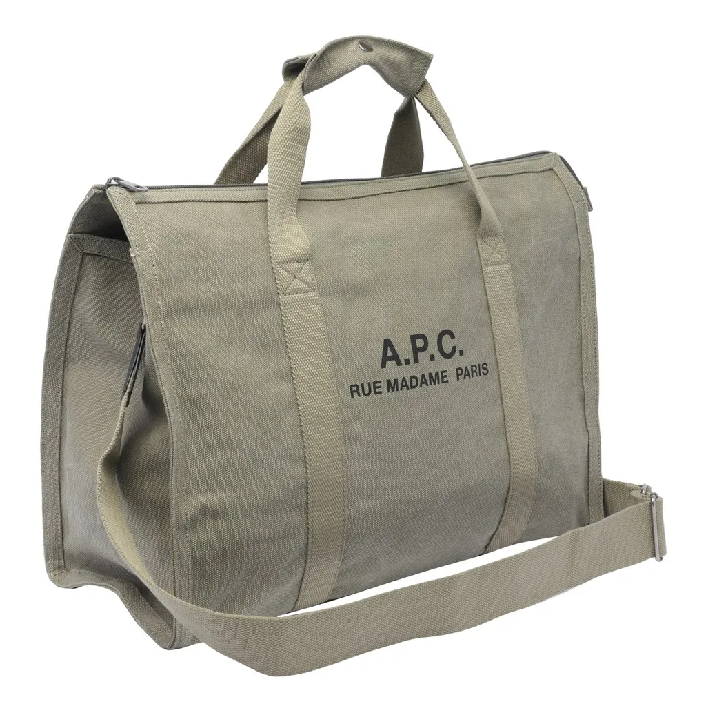 RÉCupÉRation Logo Printed Tote Bag