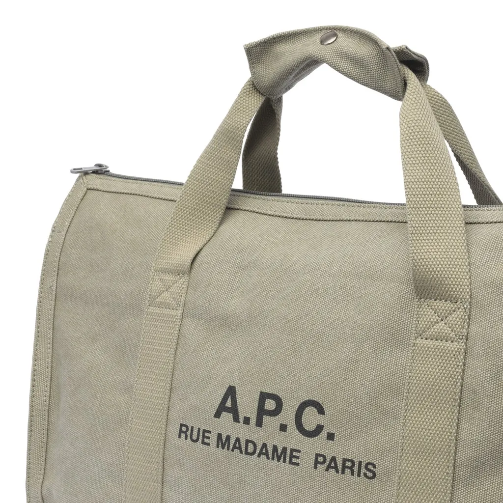 RÉCupÉRation Logo Printed Tote Bag