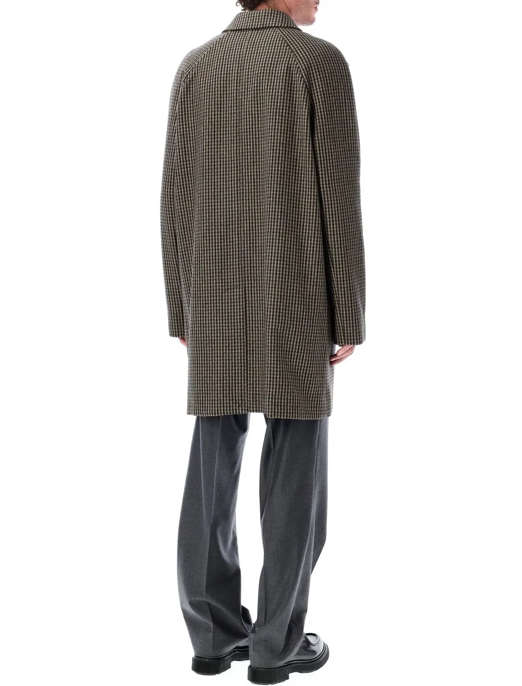 Long-Sleeved Buttoned Coat