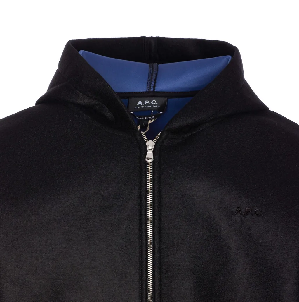 Zipped Hooded Jacket