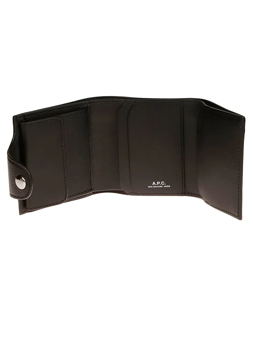Logo Engraved Tri-Fold Wallet