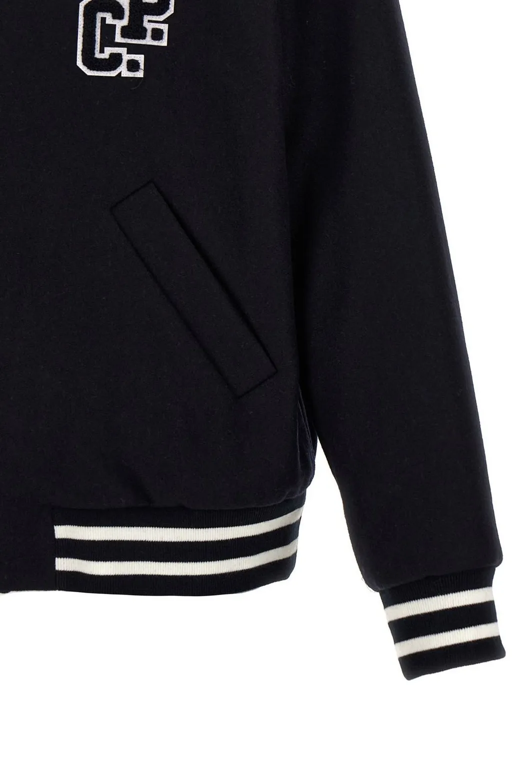 Micky Logo Patch Bomber Jacket