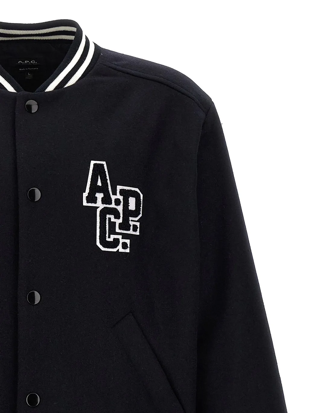 Micky Logo Patch Bomber Jacket