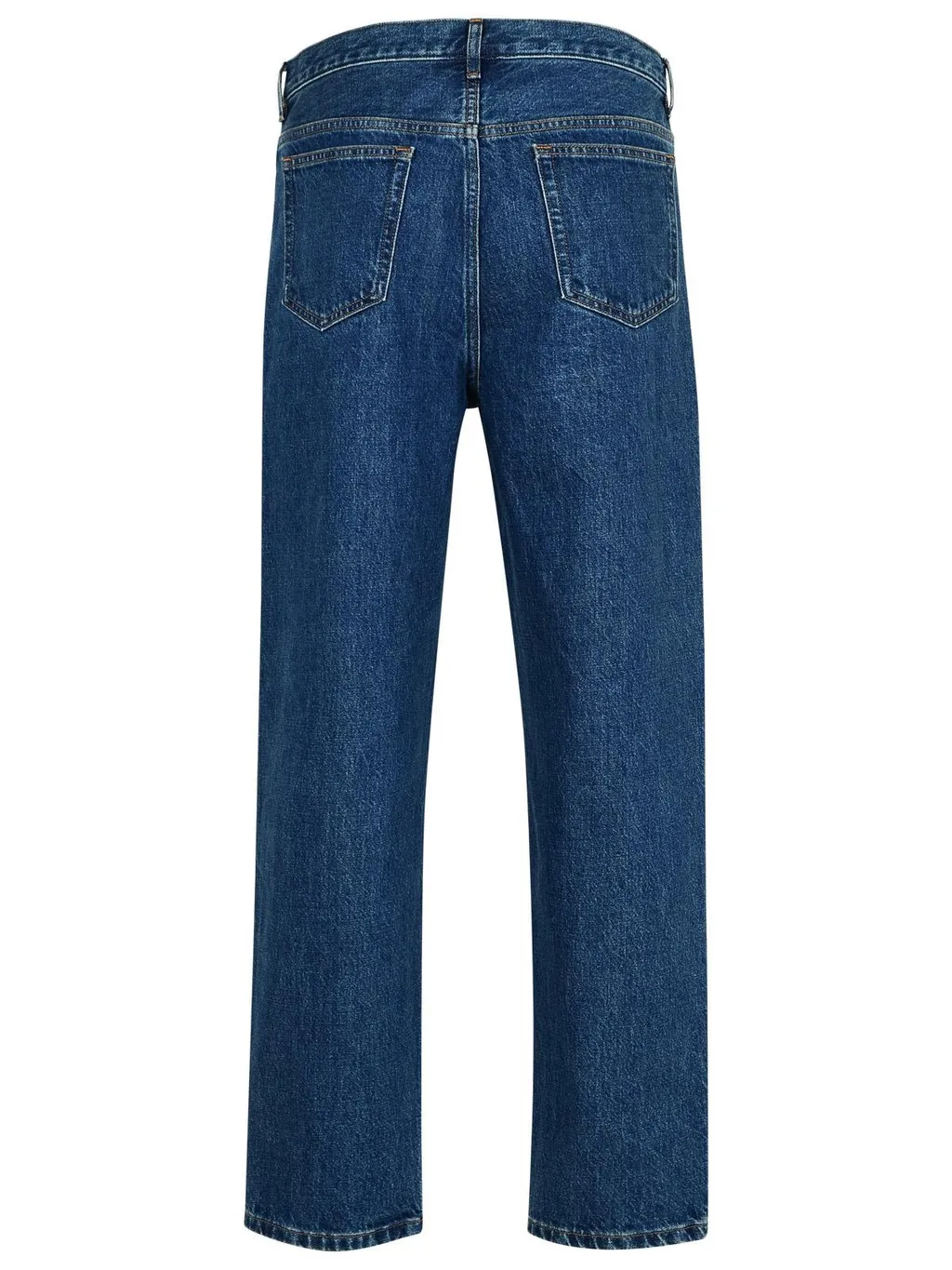 Straight-Leg Slim-Cut Jeans