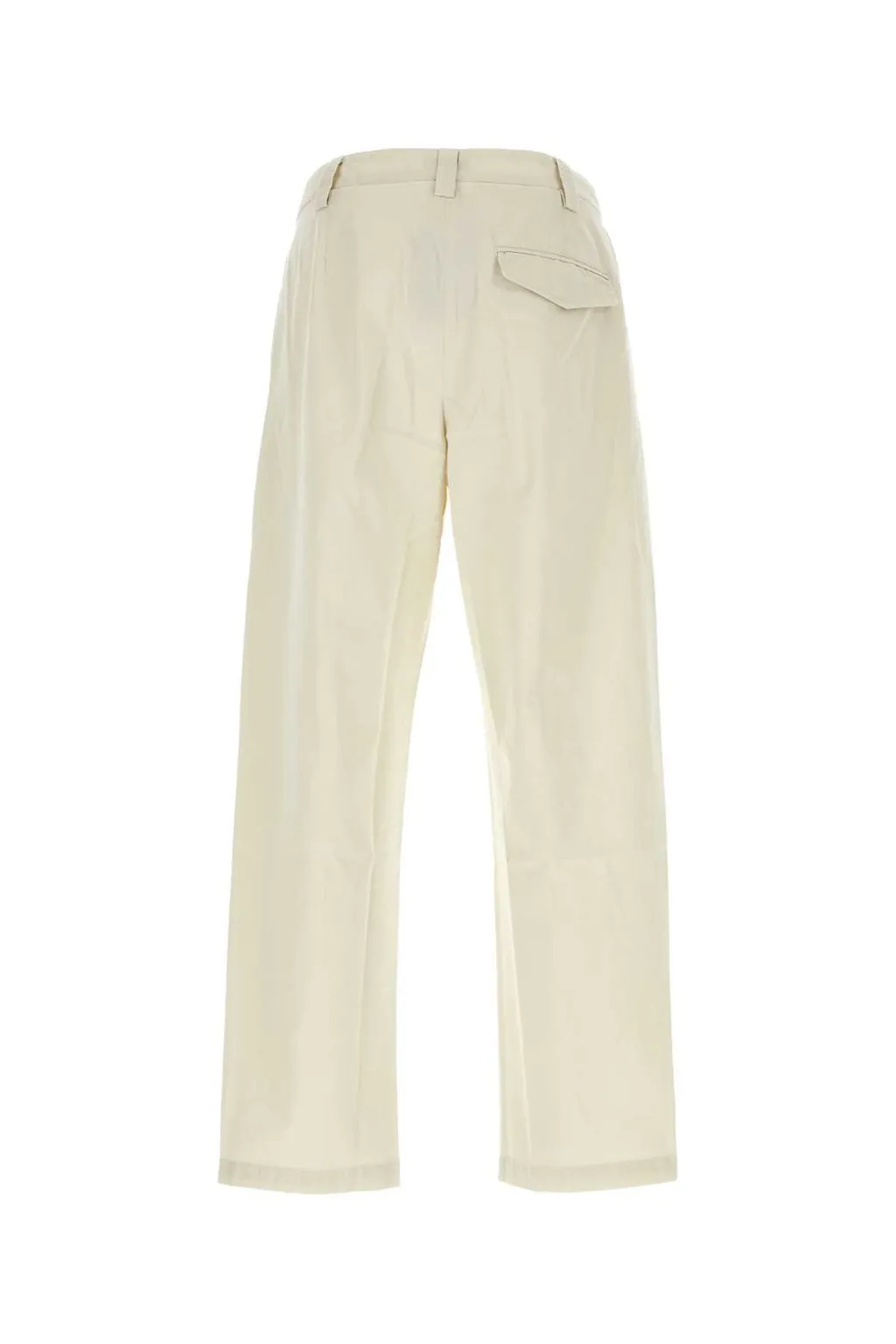 Tapered Pleat-Detailed Chino Trousers
