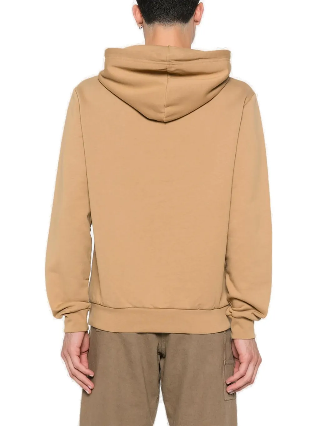Logo Embroidered Drawstring Hoodie