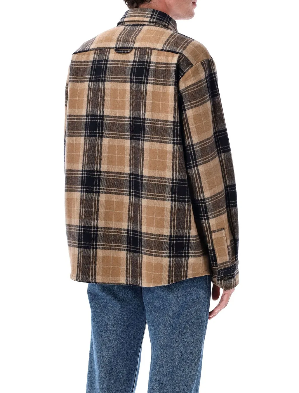 Long-Sleeved Checked Shirt