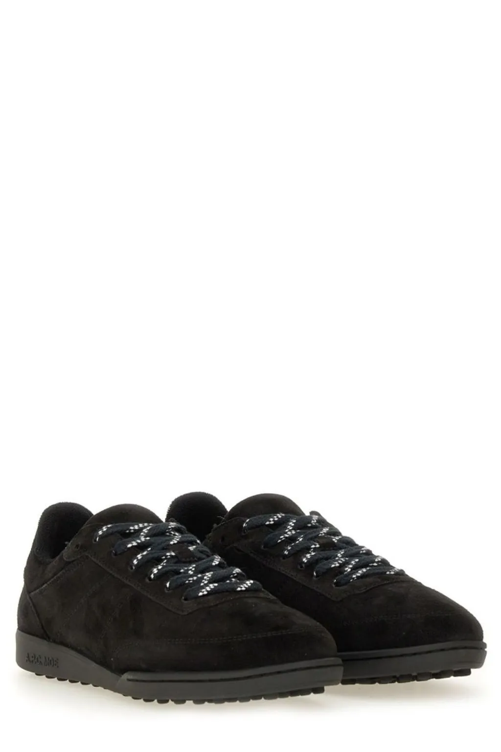 Round-Toe Lace-Up Sneakers