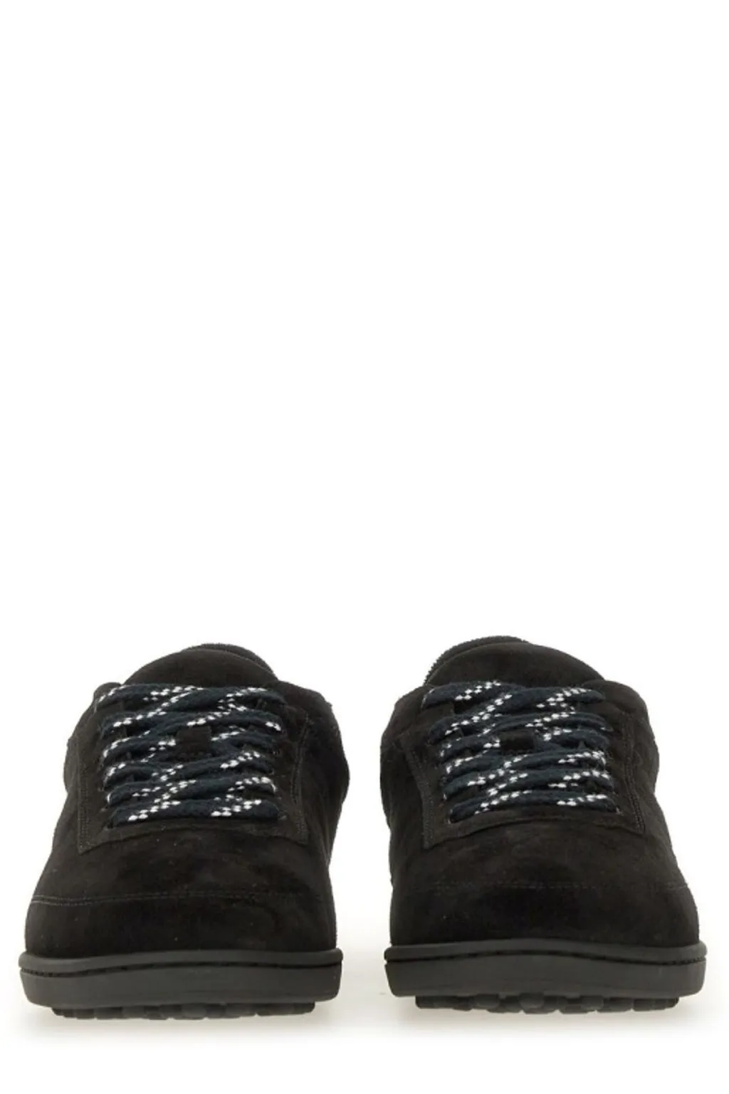 Round-Toe Lace-Up Sneakers