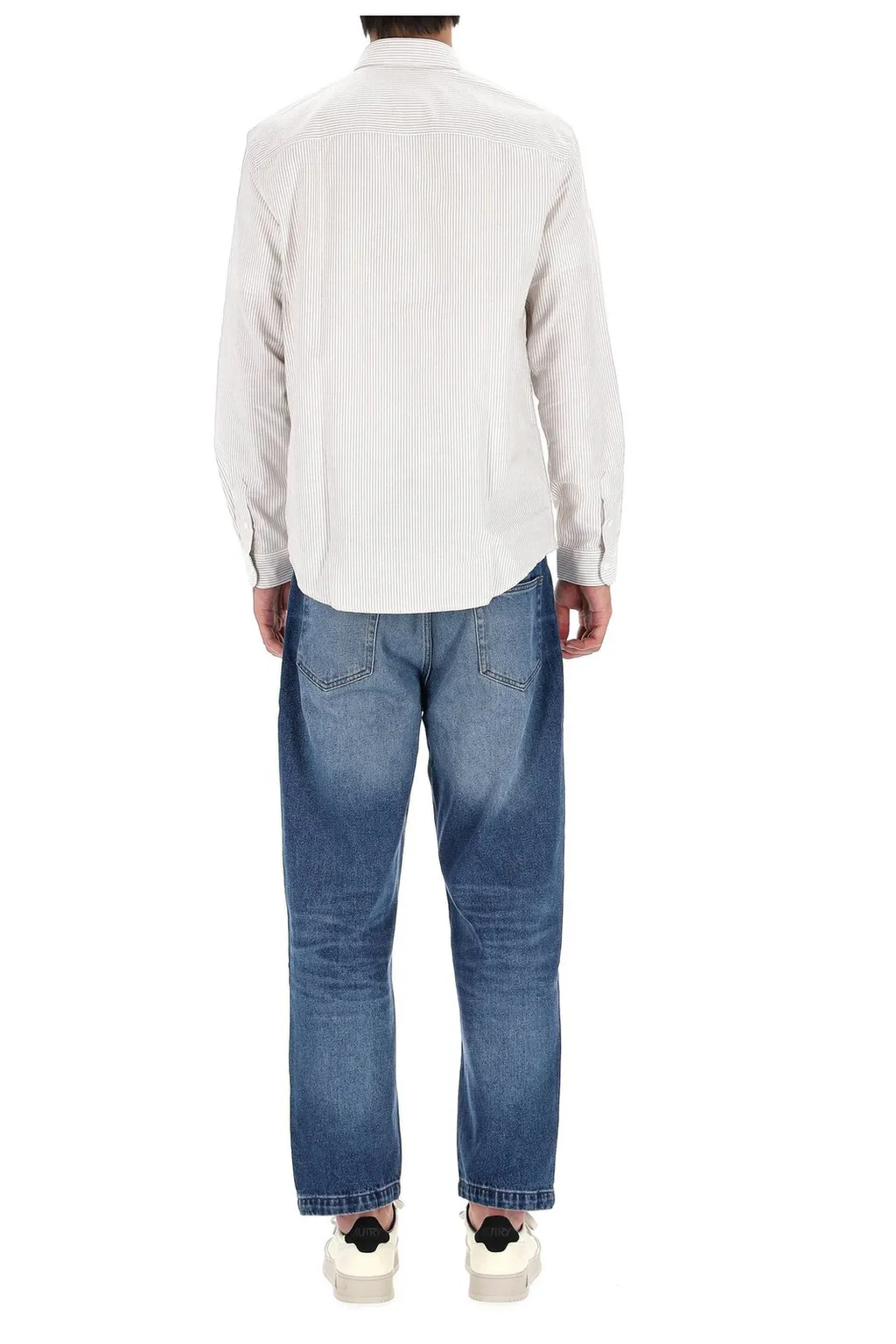 Long-Sleeved Striped Shirt