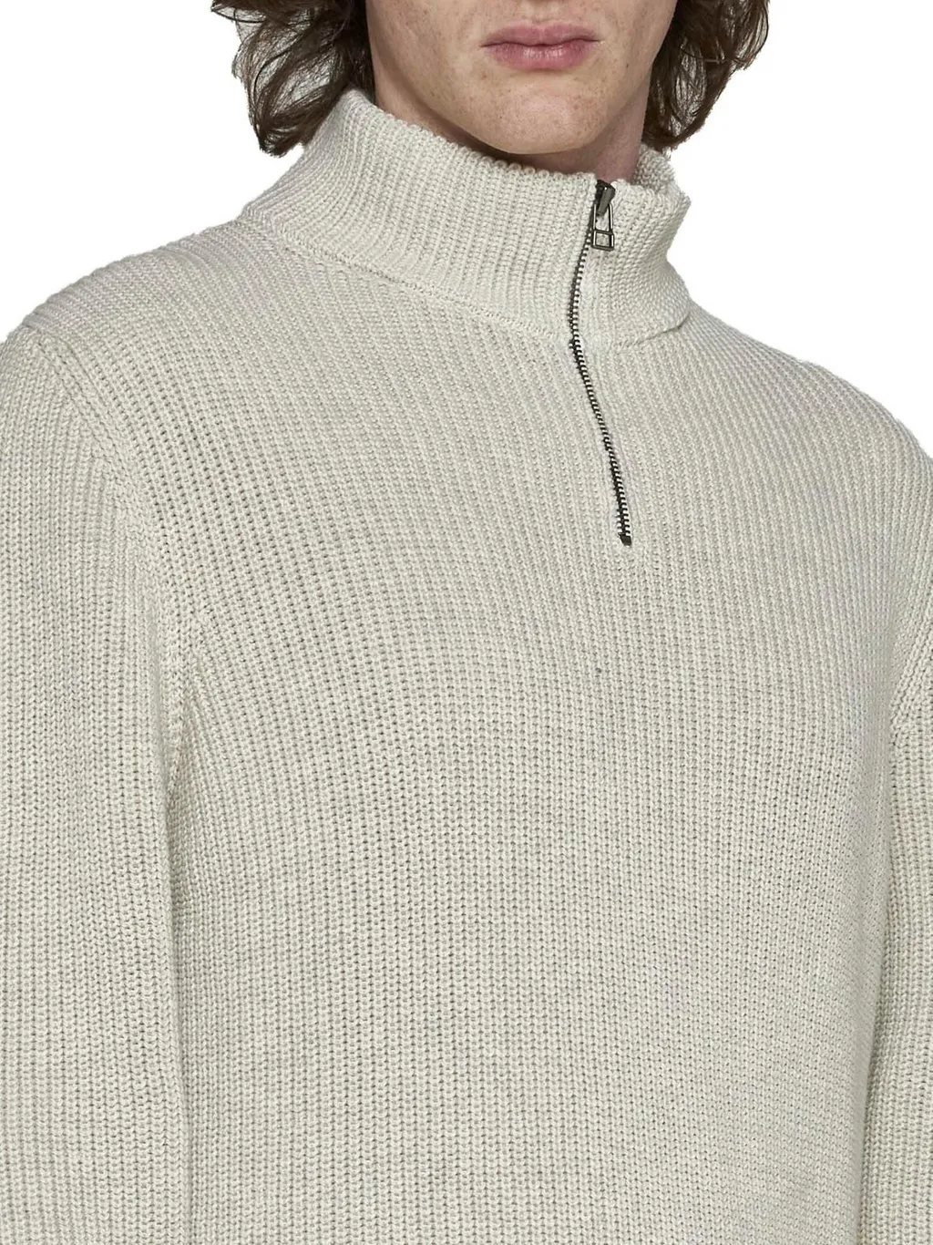 Alex High-Neck Knitted Jumper