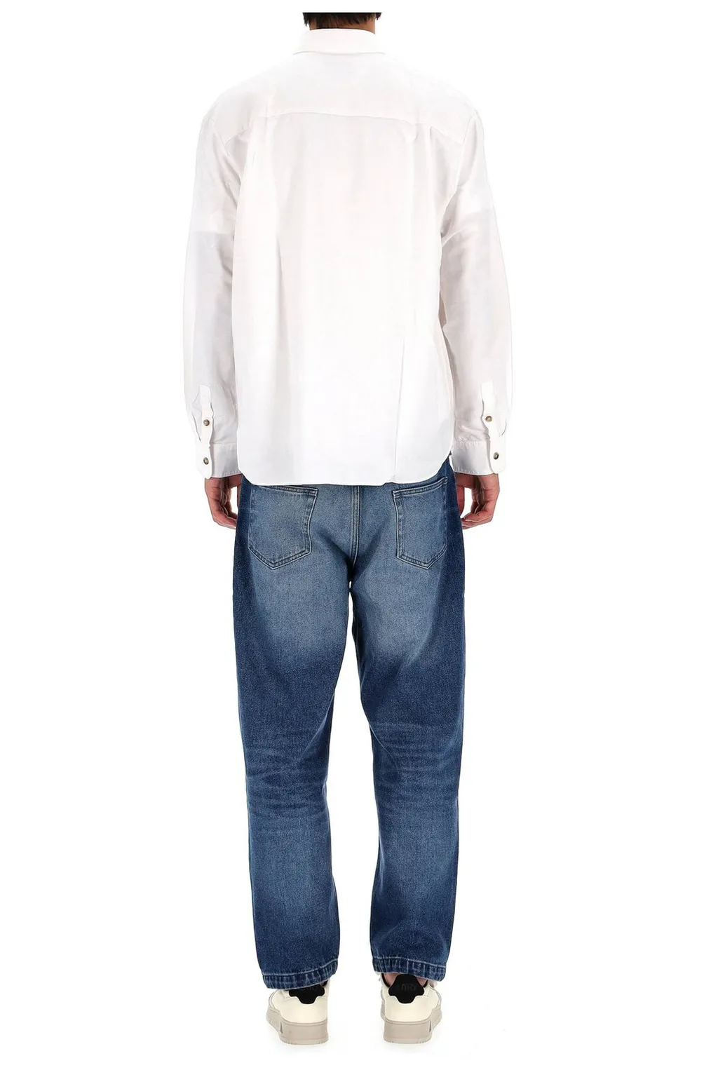 Logo-Embroidered Long-Sleeved Shirt