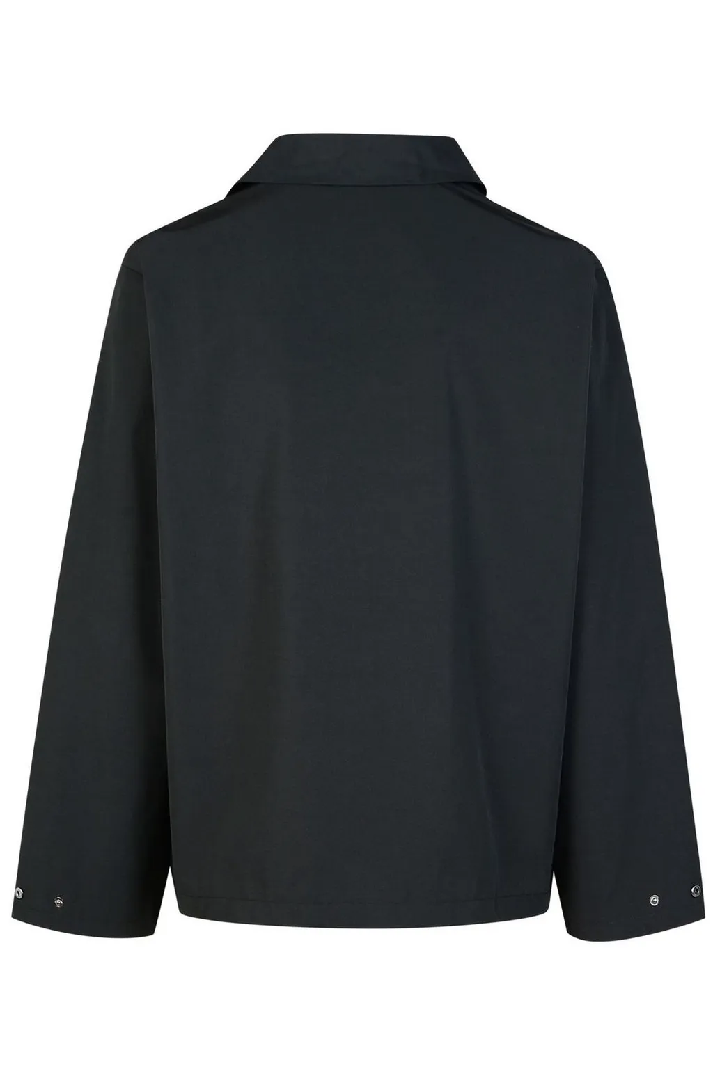 Logo Embroidered Snapped Bomber Jacket