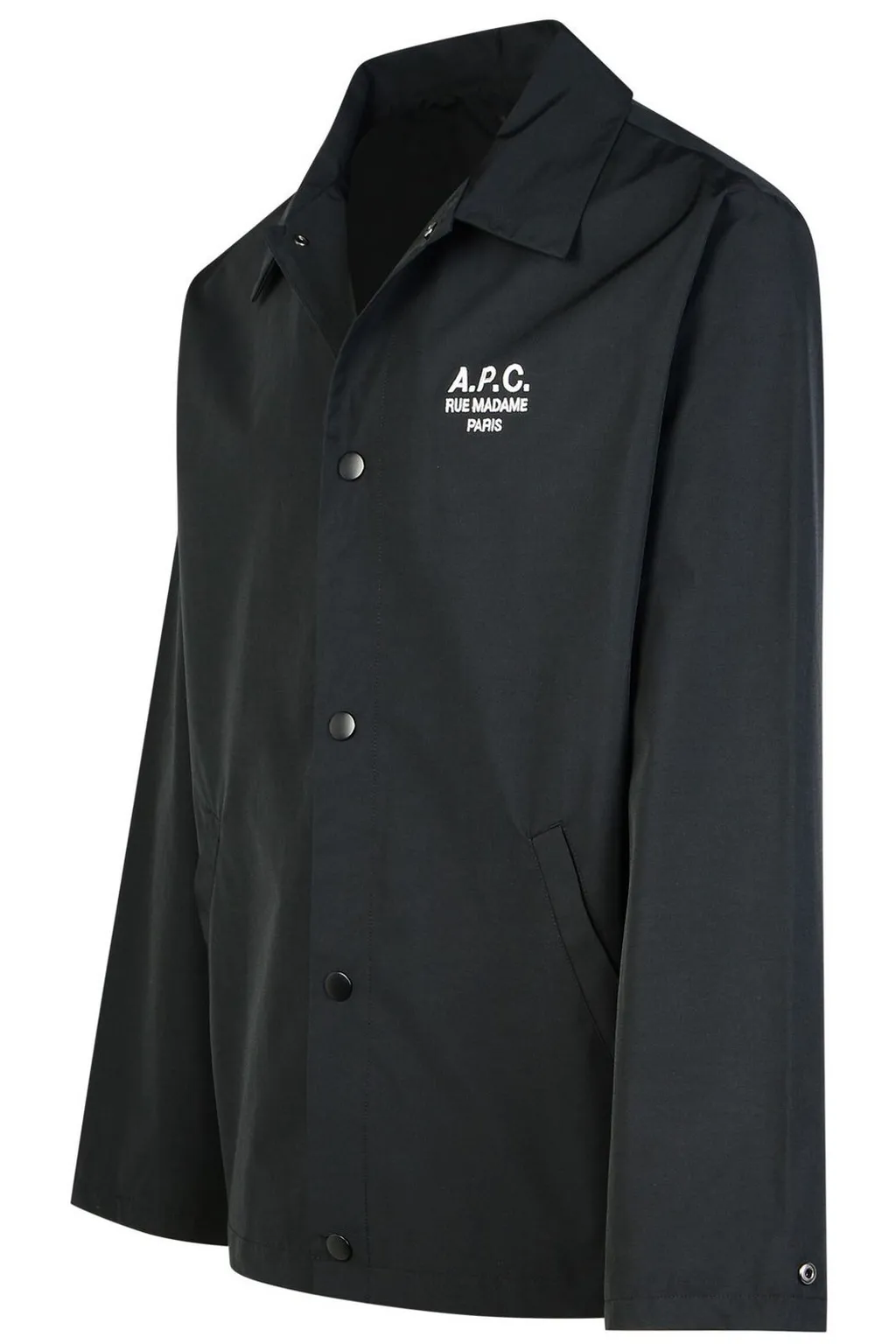 Logo Embroidered Snapped Bomber Jacket