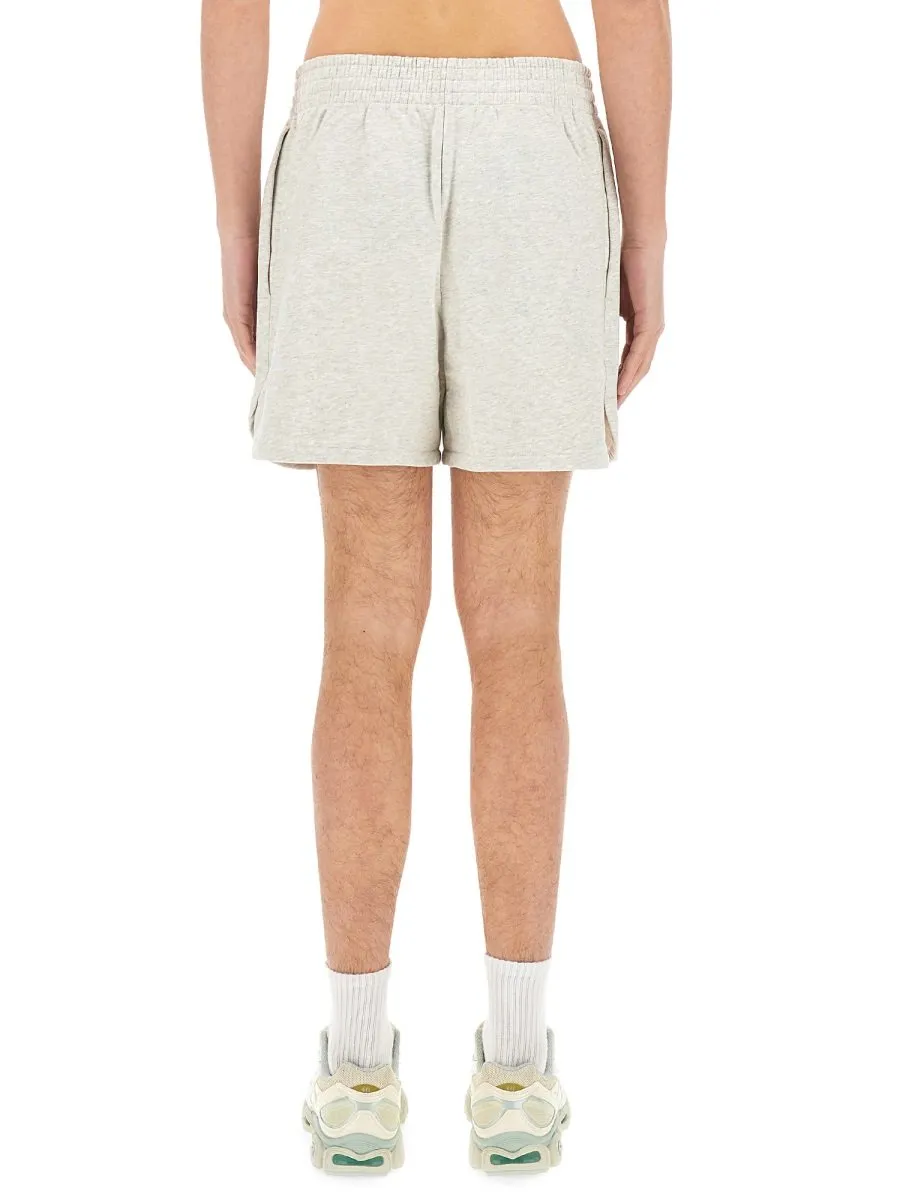 X Asics Logo Printed Elasticated Waistband Shorts