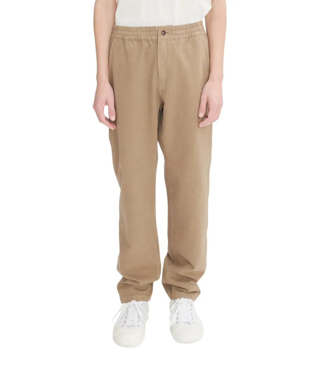 Elastic Waist Relaxed Pants