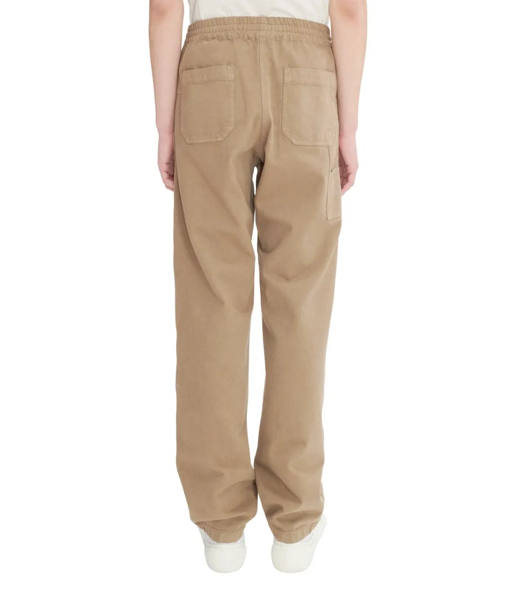 Elastic Waist Relaxed Pants