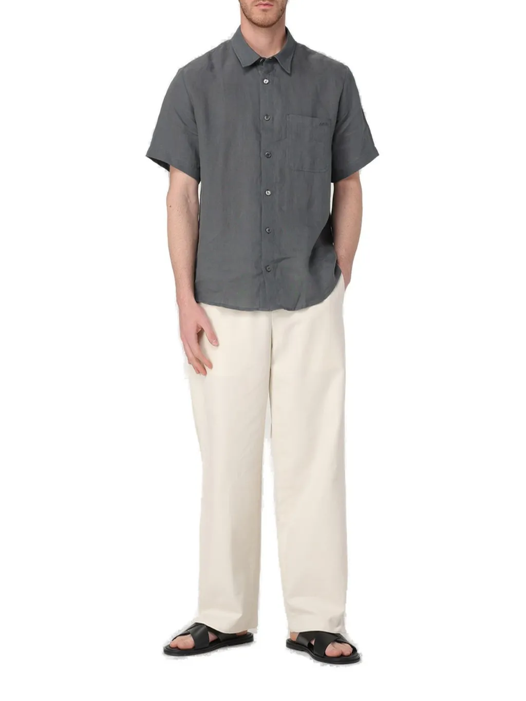 Buttoned Short Sleeved Shirt