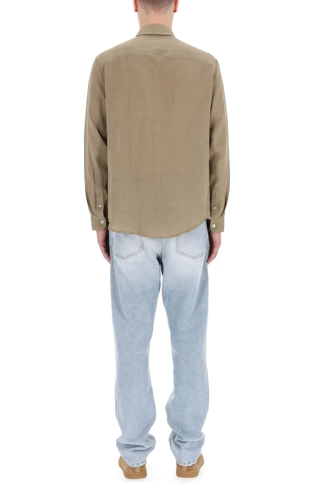 Buttoned Long-Sleeved Shirt