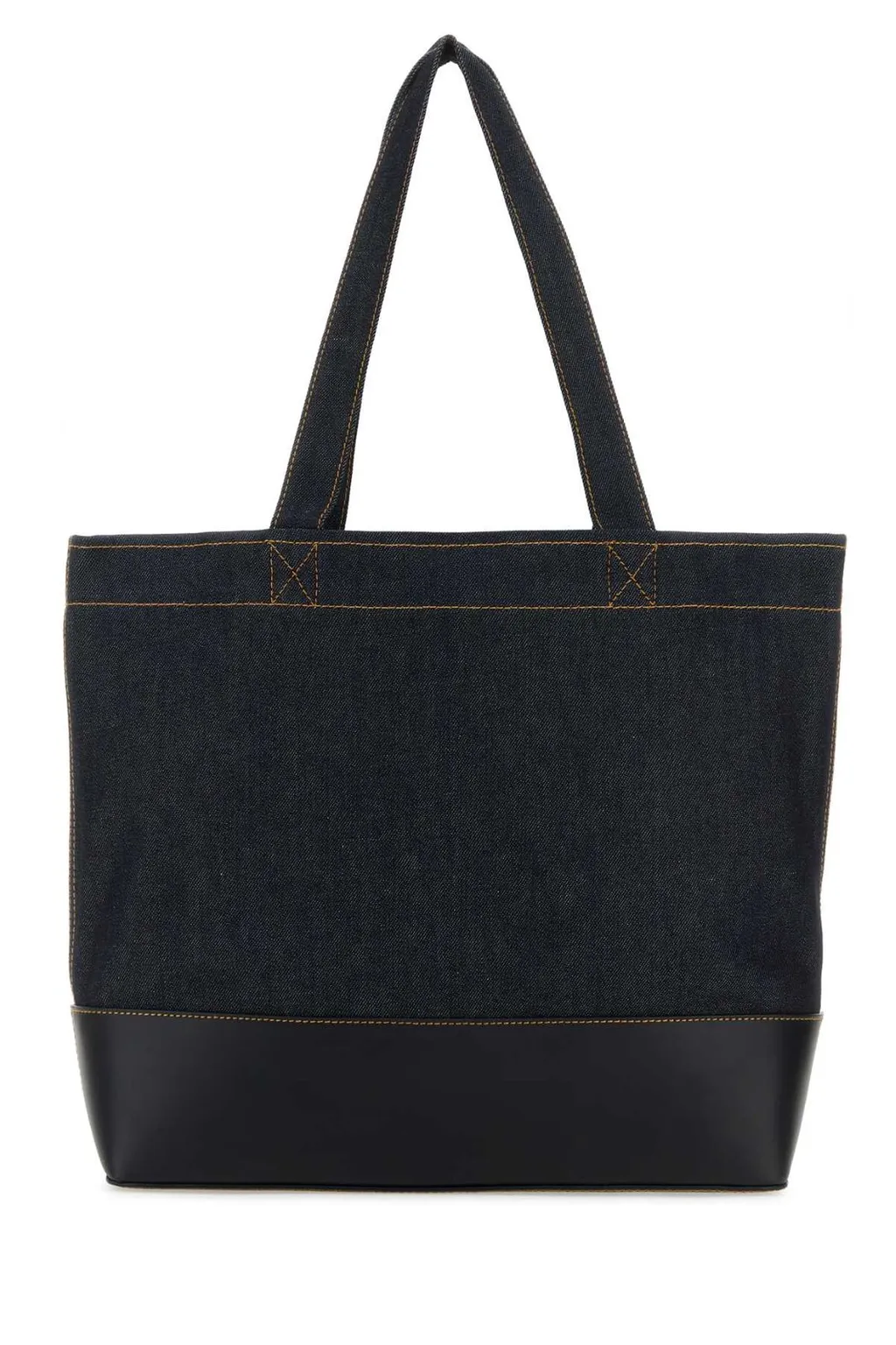 Axel Logo Printed Denim Tote Bag