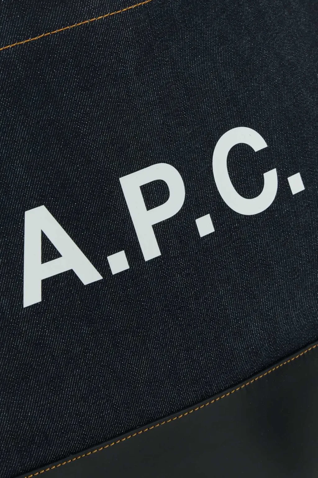 Axel Logo Printed Denim Tote Bag