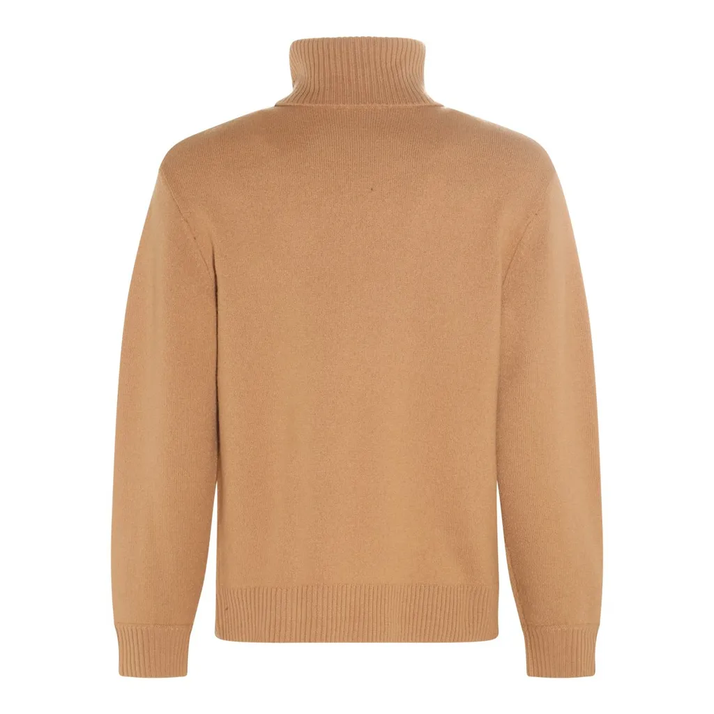 Roll-Neck Knitted Jumper