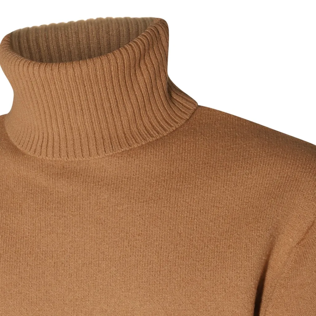 Roll-Neck Knitted Jumper