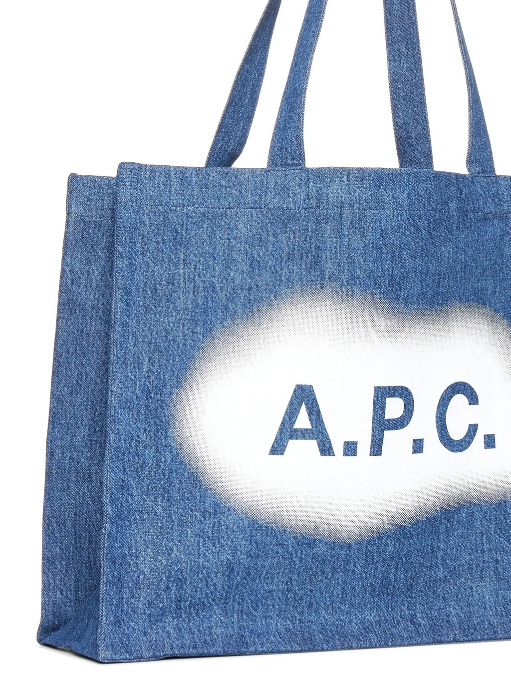 Logo Printed Large Tote Bag